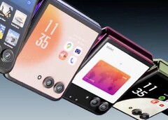 De Motorola Razr 50 Ultra krijgt een enorm 4-inch secundair beeldscherm. (Afbeelding: Motorola)