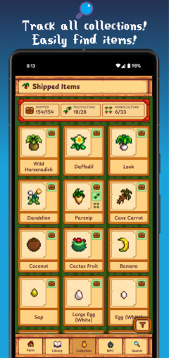 De artikeldatabase in de Gunther's Library app. (Afbeeldingsbron: Google Play Store)