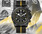 De Tudor Pelagos FXD Chrono Yellow (afbeelding) heeft een eigen 43 mm kast van mat carboncomposiet. (Afbeeldingsbron: Tudor)