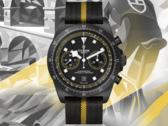 De Tudor Pelagos FXD Chrono Yellow (afbeelding) heeft een eigen 43 mm kast van mat carboncomposiet. (Afbeeldingsbron: Tudor)