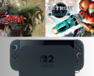Geremasterde titels van Zelda en Metroid Prime op Switch 2 (Afbeeldingsbron: Nintendo of America)