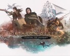 Omslagillustratie voor de DLC ‘Crimson Desert: Charting the Unknown’.