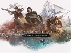Omslagillustratie voor de DLC ‘Crimson Desert: Charting the Unknown’.