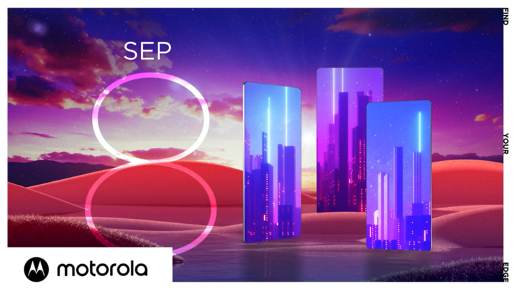 Motorola kondigt haar volgende Edge product evenement aan. (Bron: Motorola via Twitter)