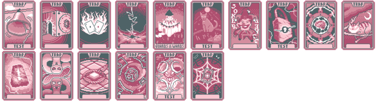 Afgebeeld: Trap Card sprite sheet (Afbeelding Bron: Virtualized)