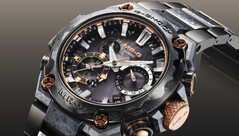 De Casio G-Shock MRG-B2000JS-1AJR (afbeelding) heeft een band en lunette die zijn behandeld met een Diamond-like Carbon (DLC) coating. (Afbeeldingsbron: Casio)