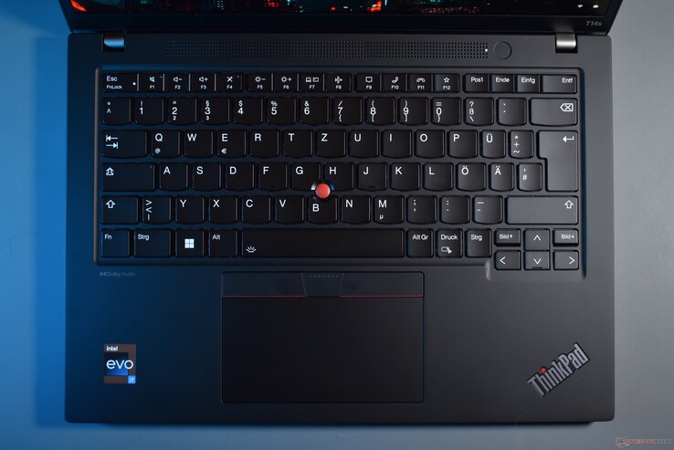 Lenovo ThinkPad T14s G4: toetsenbordgedeelte