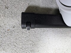 De minitrainer is gemakkelijk te manoeuvreren dankzij de rollen op de dwarsbalk