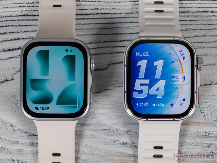 De Watch Fit 5 Pro (rechts) naast de niet-Pro versie