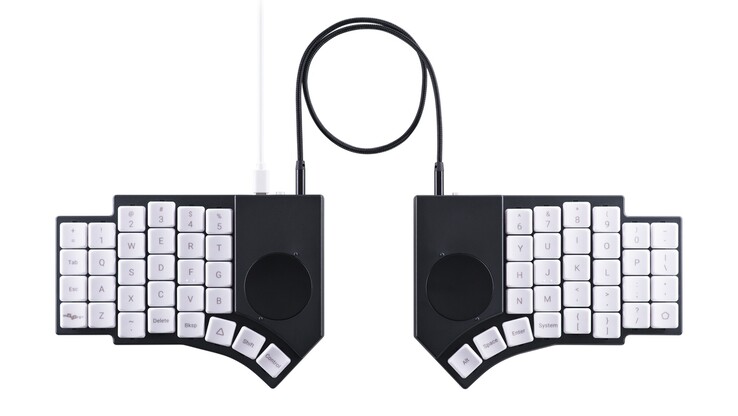 MoErgo Go60 gedeeld draadloos mechanisch toetsenbord bedrade modus