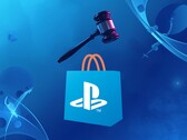 PlayStation Store-logo onder voorzittershamer weergegeven