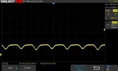 25% helderheid: 120,36 Hz DC-dimmen