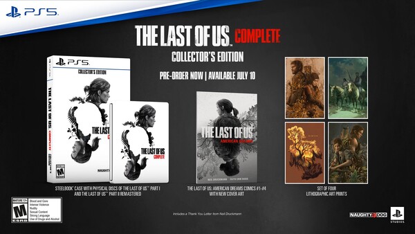 The Last of Us Complete: Collector's Edition is nu verkrijgbaar als voorbestelling. (Afbeeldingsbron: PlayStation)
