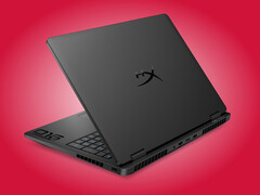 De nieuwe HyperX Omen 16 in zijn Shadow Black afwerking.