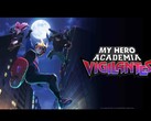 Titelkaart voor My Hero Academia: Vigilantes, met The Crawler, Pop Step en Knuckleduster. (Afbeeldingsbron: Bones Film)