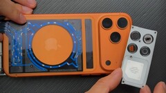 Een iPhone 17 Pro Max uitgerust met een waterkoelsysteem (Afbeelding bron: Kingmi Mobile)