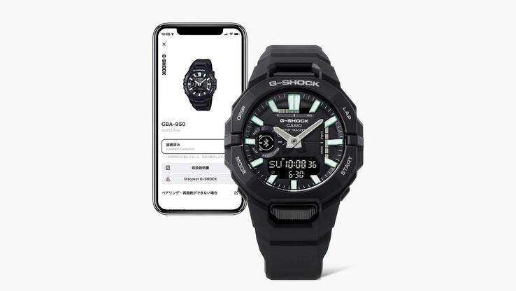 Het Casio G-Shock GBA-950-1A horloge. (Afbeeldingsbron: Casio)