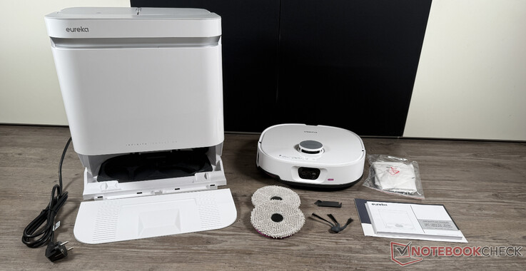 De leveringsomvang van de Eureka J15 Max Ultra is beheersbaar.
