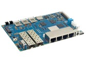 De Banana Pi BPI-R4 meet 148 x 100,5 mm en weegt 250 g. (Afbeelding bron: Banana Pi)