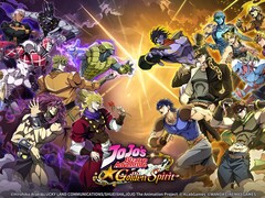 Promotie-illustratie voor „JoJo's Bizarre Adventure: Golden Spirit“.