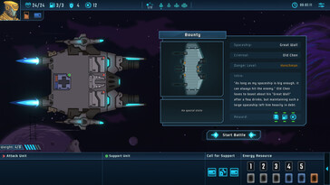 Afbeelding: Een screenshot van de gameplay van LONESTAR.