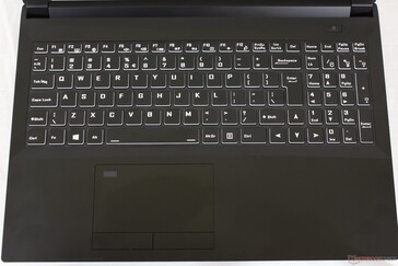 Het toetsenbord en de type-ervaring zijn voor alle Eurocom/Clevo-laptops in essentie identiek