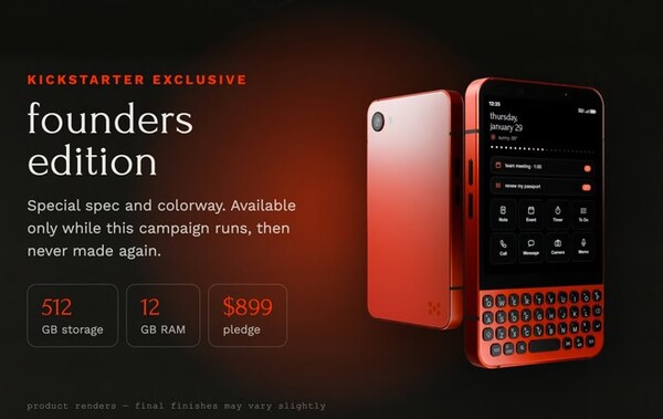De Minimal Phone 2 Founders Edition beschikt over meer RAM-geheugen en heeft een speciale kleur.