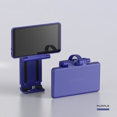 De Retroid Dual Screen Add-on is ook verkrijgbaar in paars. (Afbeelding bron: Retroid)
