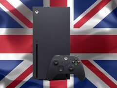 Xbox Series X gezien voor Britse vlag