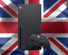 Xbox Series X gezien voor Britse vlag