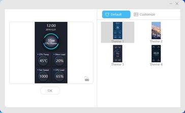 Instellingen voor het LCD-scherm