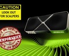 De GeForce RTX 5090 en RTX 5080 gaming GPU's zijn obsceen moeilijk te krijgen, voorlopig althans. (Afbeeldingsbron: Nvidia, bewerkt)