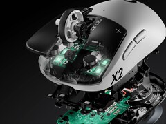 Explosietekening van de originele Logitech G Pro X2 Superstrike.