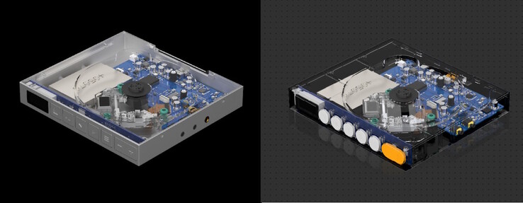 De Discdream 2 Ultra (links) heeft dual-DAC ondersteuning voor gebalanceerde hoofdtelefoons, terwijl de Discdream 2 (rechts) dat niet heeft. (Afbeeldingsbron: Moondrop)