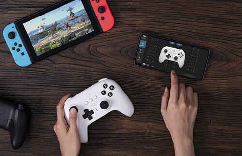 8BitDo heeft een app voor Android, Windows en iOS waarmee je de ingangen van de Ultimate controller kunt aanpassen. (Beeldbron: 8BitDo)