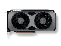 AMD Radeon RX 9070 GRE &quot;Reference Design&quot;, hier afgebeeld, zal niet te koop zijn. (Afbeeldingsbron: AMD China)