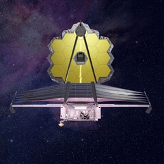 Een afbeelding van de James Webb ruimtetelescoop (Afbeeldingsbron: NASA)
