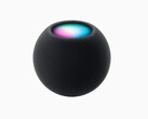 De HomePod mini in Midnight ziet er een beetje donkerder uit dan de Space Gray-variant. (Afbeeldingsbron: Apple)