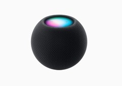 De HomePod mini in Midnight ziet er een beetje donkerder uit dan de Space Gray-variant. (Afbeeldingsbron: Apple)
