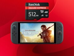 Final Fantasy XIV Switch 2-port gespot met MicroSD Express-kaart