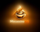MocaccinoOS desktop Linux AI-gemaakt onofficieel logo voor versie 26.03