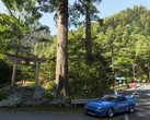 Een screengrab van de rendering van een Japans oriëntatiepunt in Forza Horizon 6