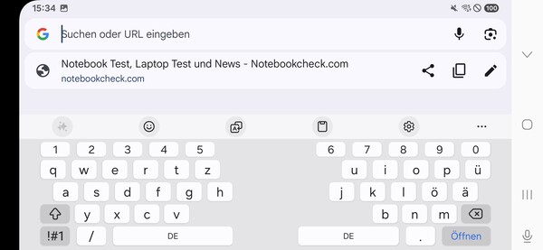 Toetsenbord horizontaal