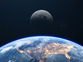 Een illustratie van de Aarde en de Maan. (Beeldbron: brutto film, Adobe Stock)