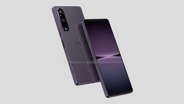 Xperia 1 V (Beeldbron: GreenSmartphones/@OnLeaks)