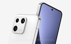 De Xiaomi 13 en Xiaomi 13 Pro debuteren mogelijk binnen enkele dagen. (Beeldbron: @OnLeaks &amp;amp; CompareDial)