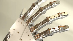 De 1X NEO humanoïde robot gebruikt handen met 22 vrijheidsgraden om zelfstandig huishoudelijke taken uit te voeren. (Afbeeldingsbron: 1x)