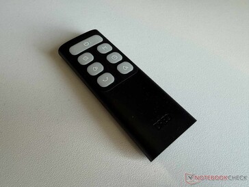 Compacte afstandsbediening met fluorescerende knoppen