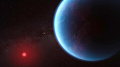 Conceptweergave van exoplaneet K2-18b (Bron: NASA)