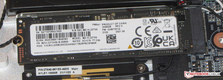 Secundaire 2 TB NVMe SSD voor een totaal van 3 TB aan opslag